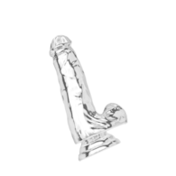 Clear Dildo TPE 16 cm