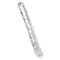 Clear Double Dong TPE 34.5 cm