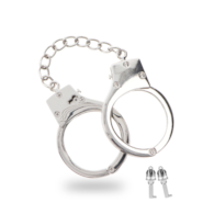 Taboom Bondage Essentials Silver Plated BDSM Handcuffs