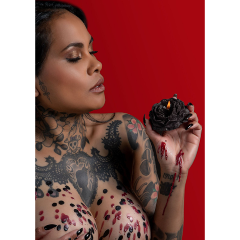 Rose Japanese Drip Candle 2 pcs