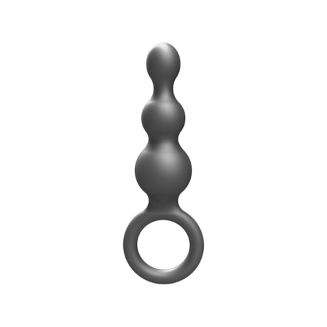 ToyJoy Buttocks The Stuffer 3-Balls Metallic Silicone Plug