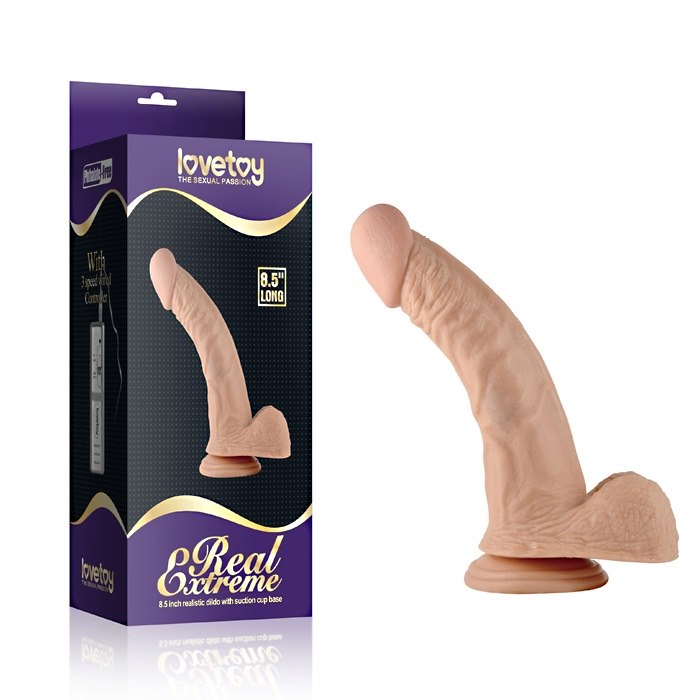 Dildo z przyssawką Real Extreme 22cm Lovetoy