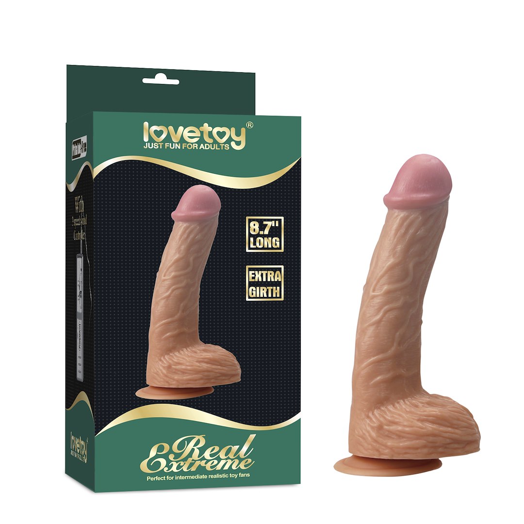 Dildo z przyssawką Real Extreme 22cm Lovetoy