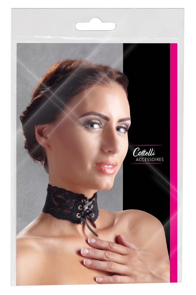 Cottelli Accessoires - Naszyjnik koronkowy