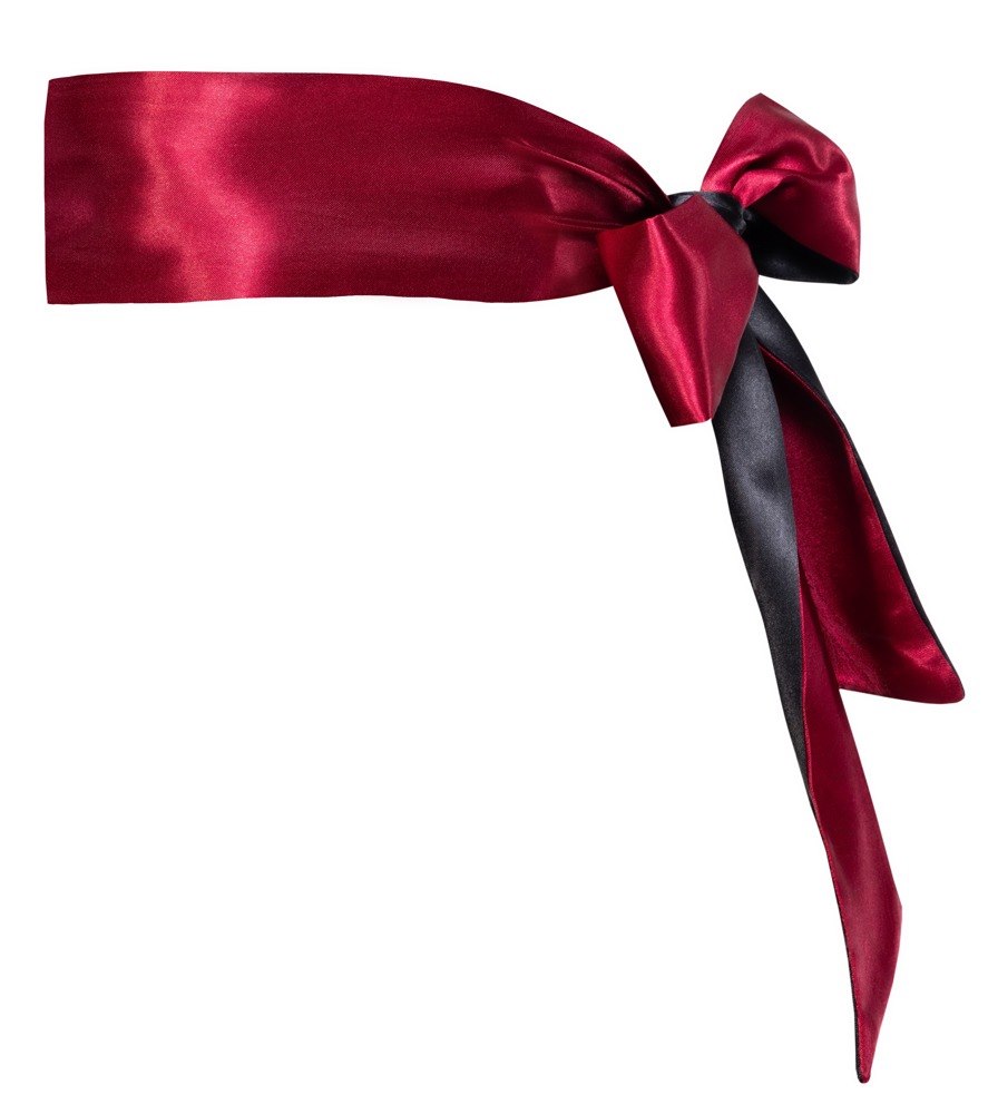 Bondage Scarf red/black — zdjęcie 6