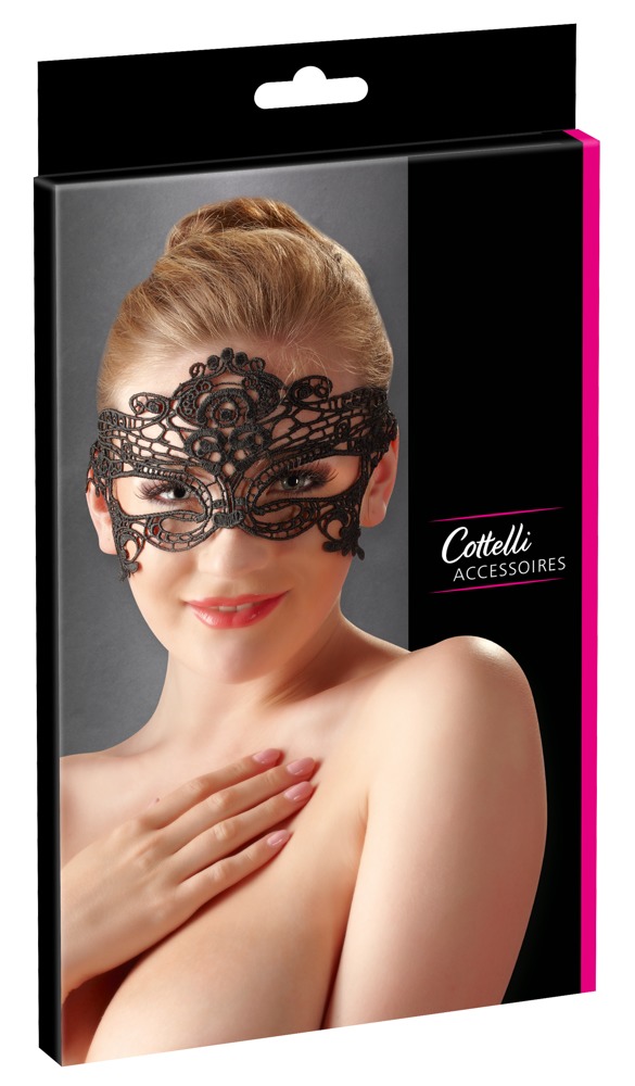 Cottelli Accessoires - Koronkowa maseczka