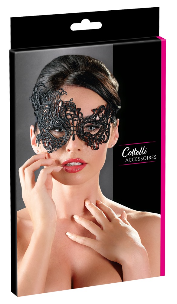 Cottelli Accessoires - Haftowana maseczka