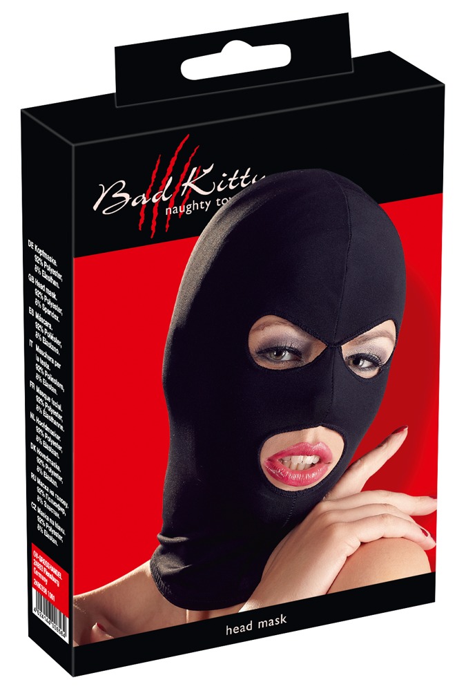 Bad Kitty - Maska z otworami na oczy i usta