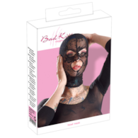 Koronkowa maska BK z otworami na oczy i usta