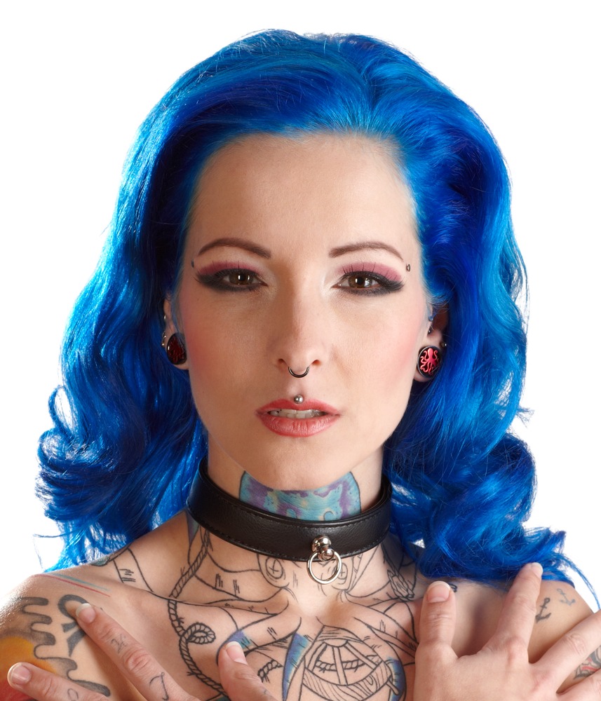 Obroża czarna Bad Kitty — zdjęcie 2