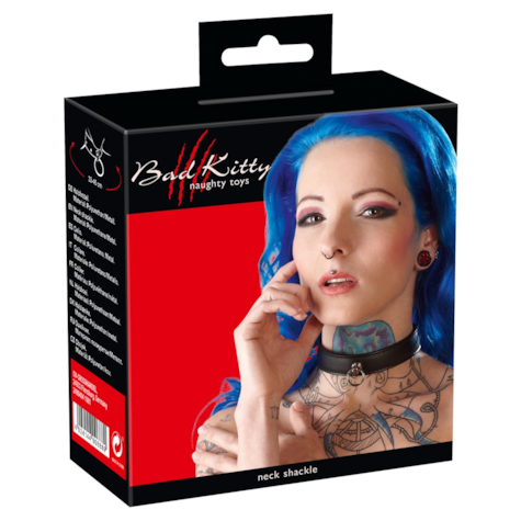 Obroża czarna Bad Kitty