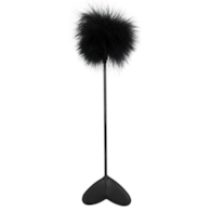 Czarne piórko Bad Kitty z rączką zakończoną sercem