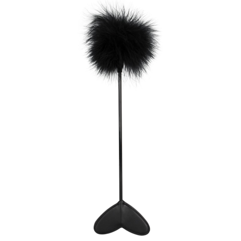 Czarne piórko Bad Kitty z rączką zakończoną sercem