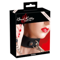 Silikonowa obroża ze smyczą