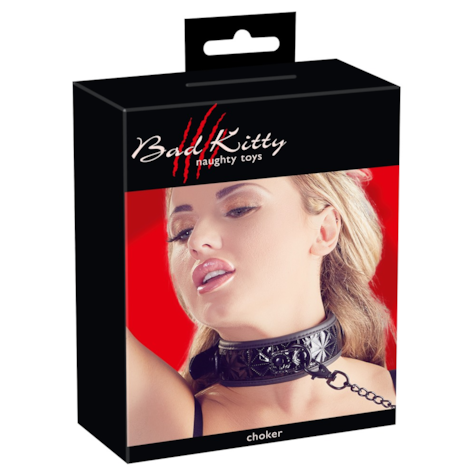 Obroża ze smyczą Bad Kitty