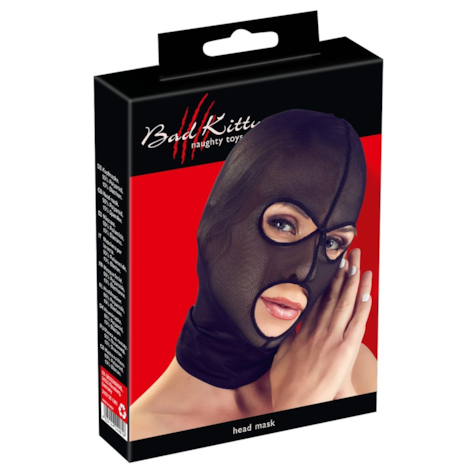 Maska z 3 otworami Bad Kitty