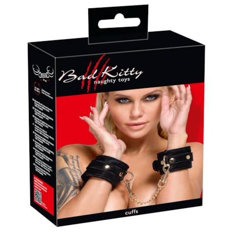 BK Handcuffs Velvet black
