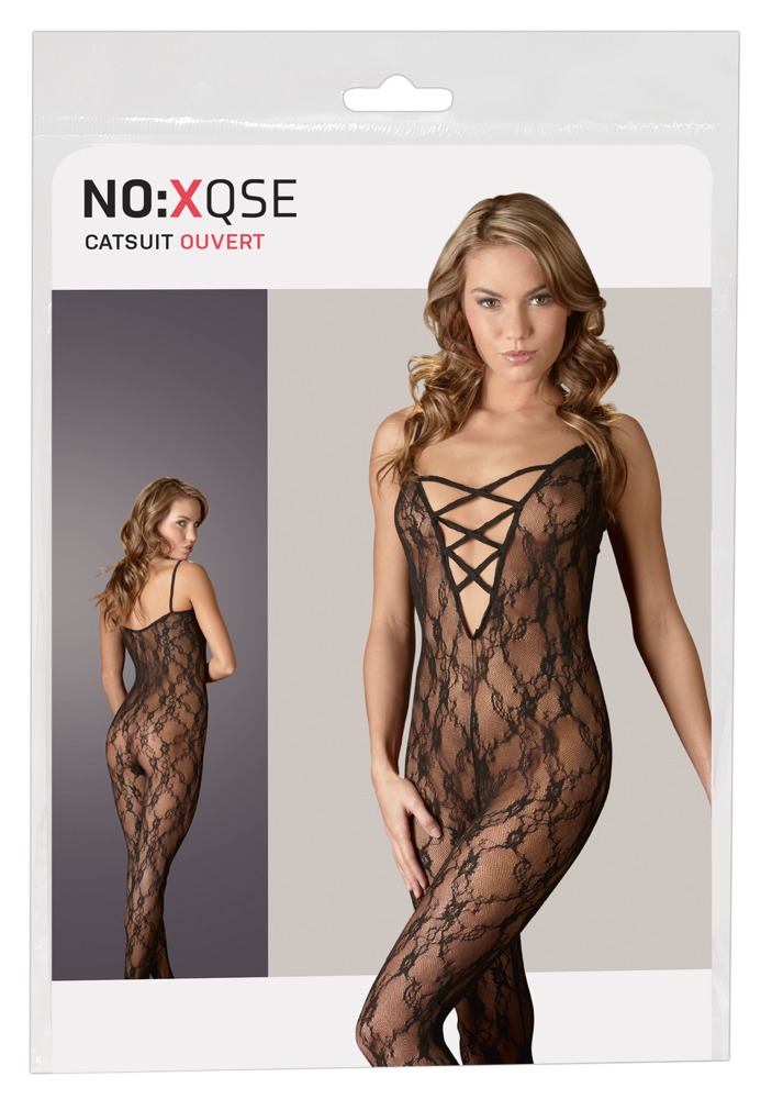 NO:XQSE - Koronkowy catsuit L/XL