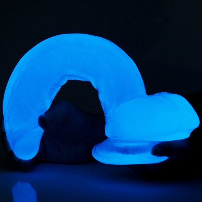 Dildo z przyssawką świecące w ciemności Lumino Play 26 cm Lovetoy — zdjęcie 7