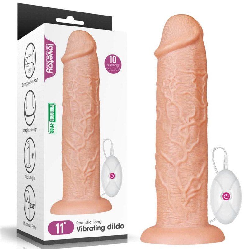 Dildo z przyssawką 27 cm Lovetoy