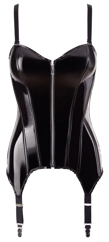 Winylowy gorset Anita XL Black Level — zdjęcie 7