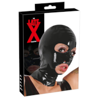 Lateksowa maska czarna
