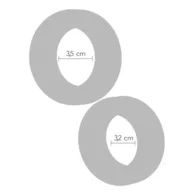 Double Stackers C-Rings 2 Pcs Set