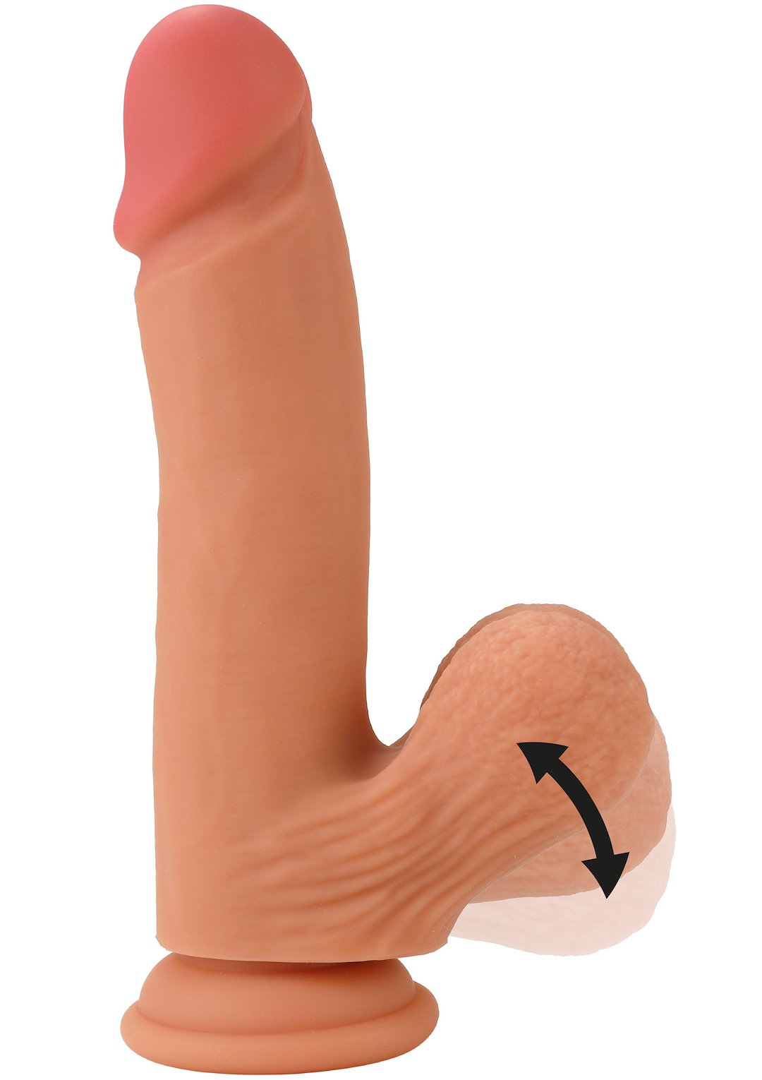Realistic Dildo Liquid Silicone 19 cm — zdjęcie 2