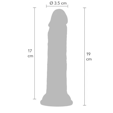 Realistic Dong Liquid Silicone 19 cm