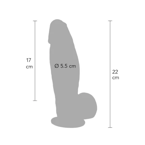 Ultra Realistic Dildo Silicone 22 cm