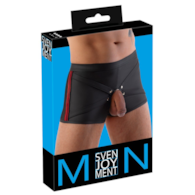 M. Pants black/red S