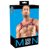 Men's Chest Harness red S-XL