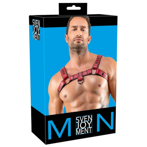 Men's Chest Harness red S-XL
