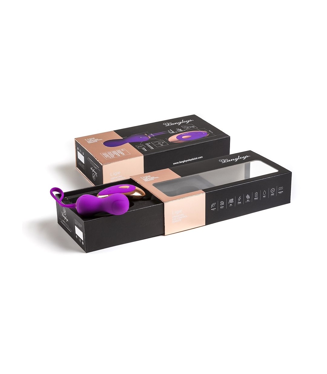 LIGIE FUCHSIA REMOTE CONTROL VIBRATING EGG — zdjęcie 2
