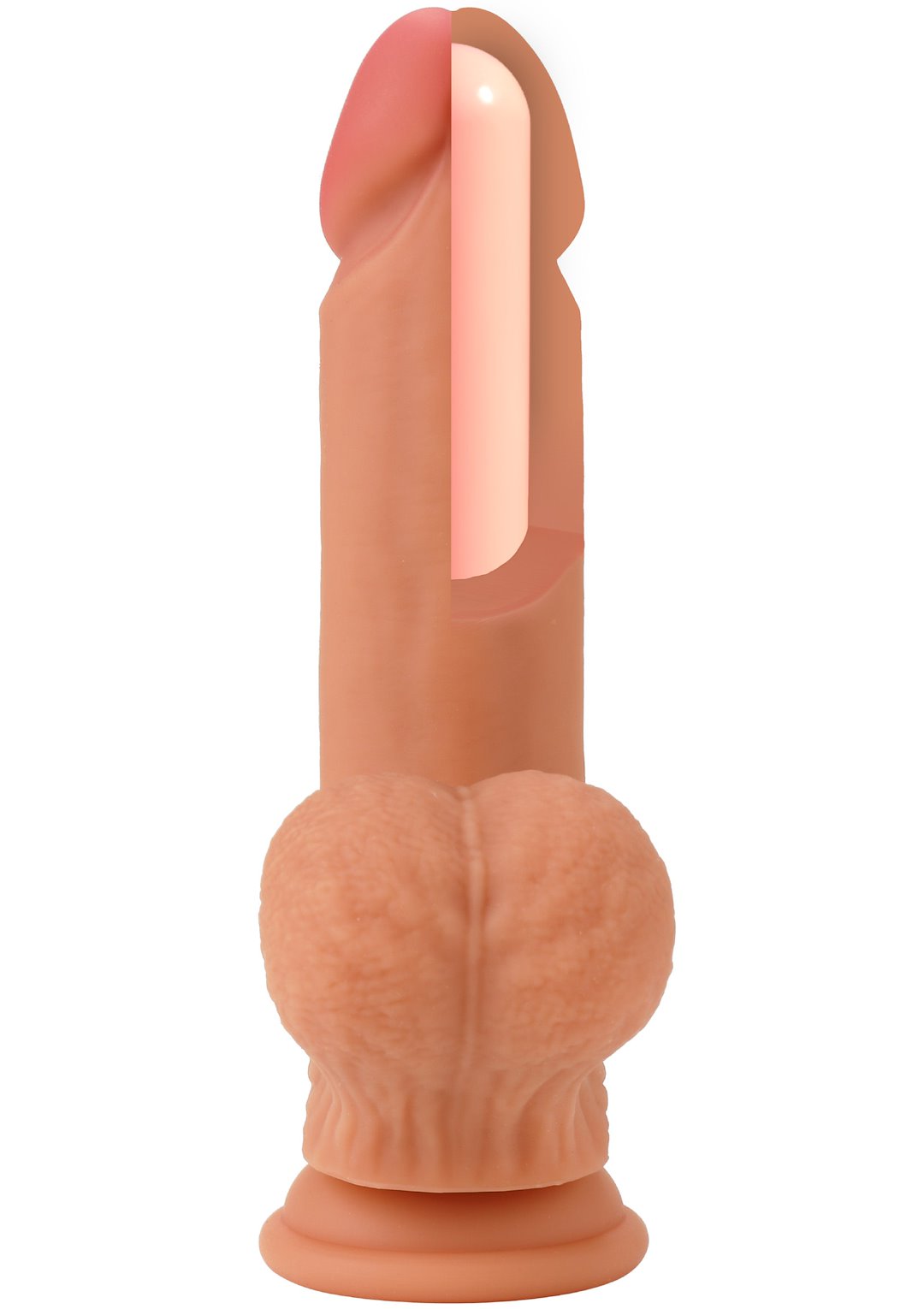 Realistic Dildo Liquid Silicone 20 cm — zdjęcie 4