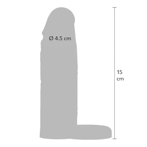 Penis Sleeve Liquid Silicone Ring 15 cm