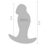 Realistic Buttplug Liquid Silicone 16 cm