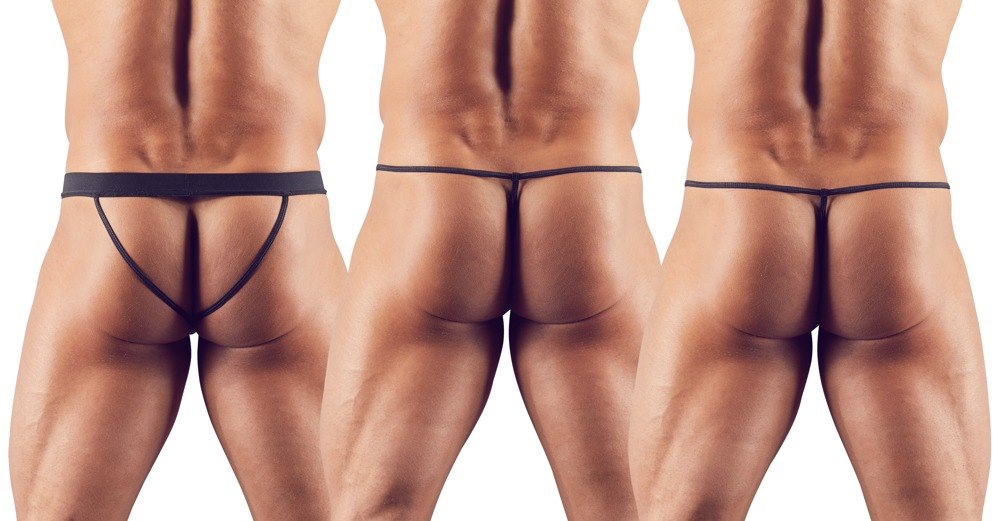Męskie stringi - 3 sztuki S-L — zdjęcie 3