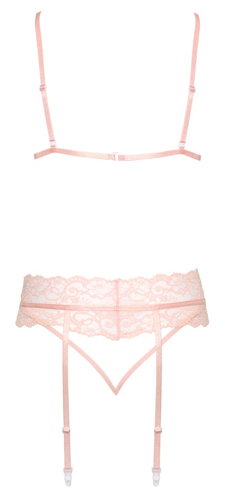 Komplet bielizny z pasem do pończoch Rosa L/XL Kissable — zdjęcie 5