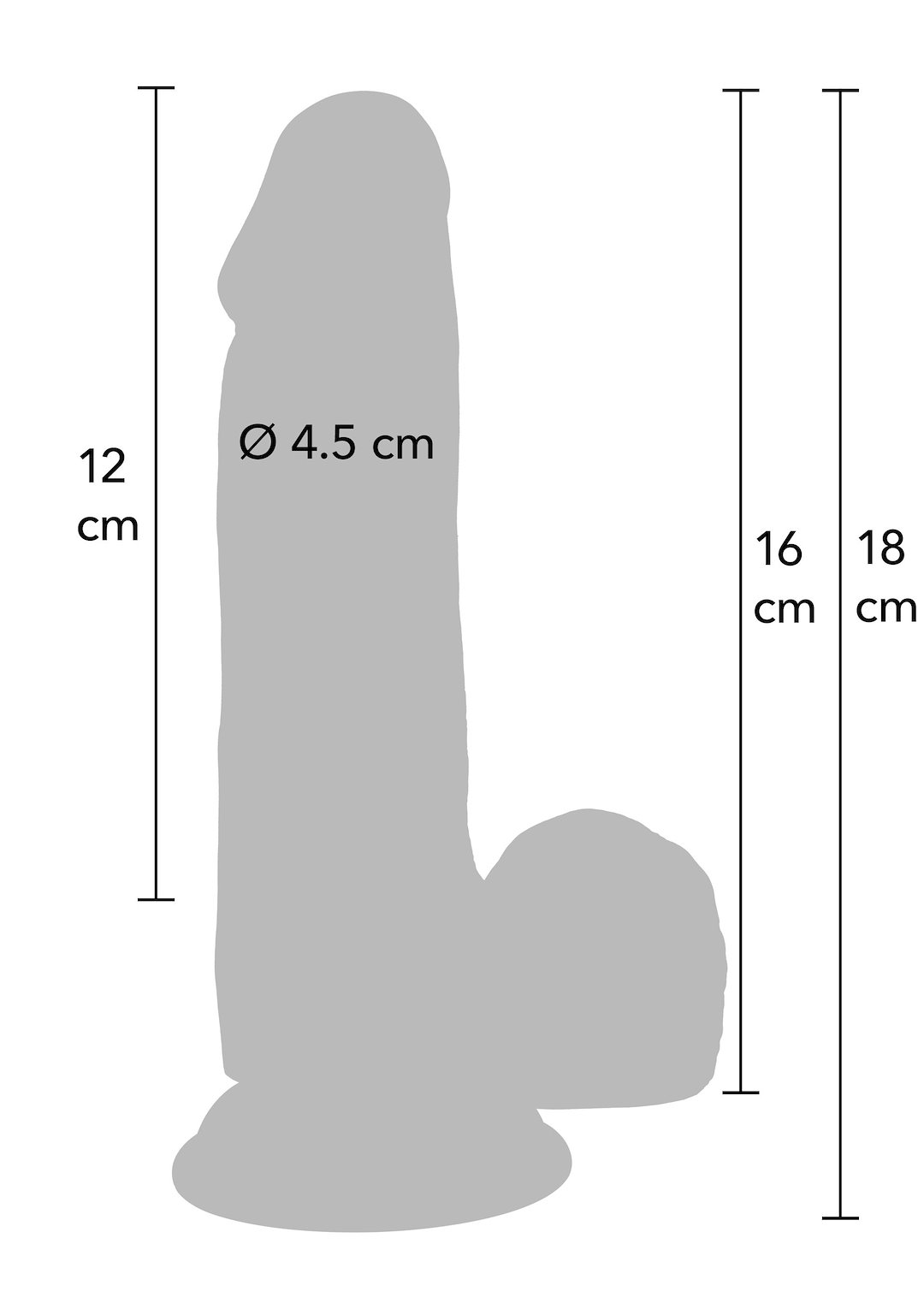 Realistic Dildo PVC 16 cm — zdjęcie 7