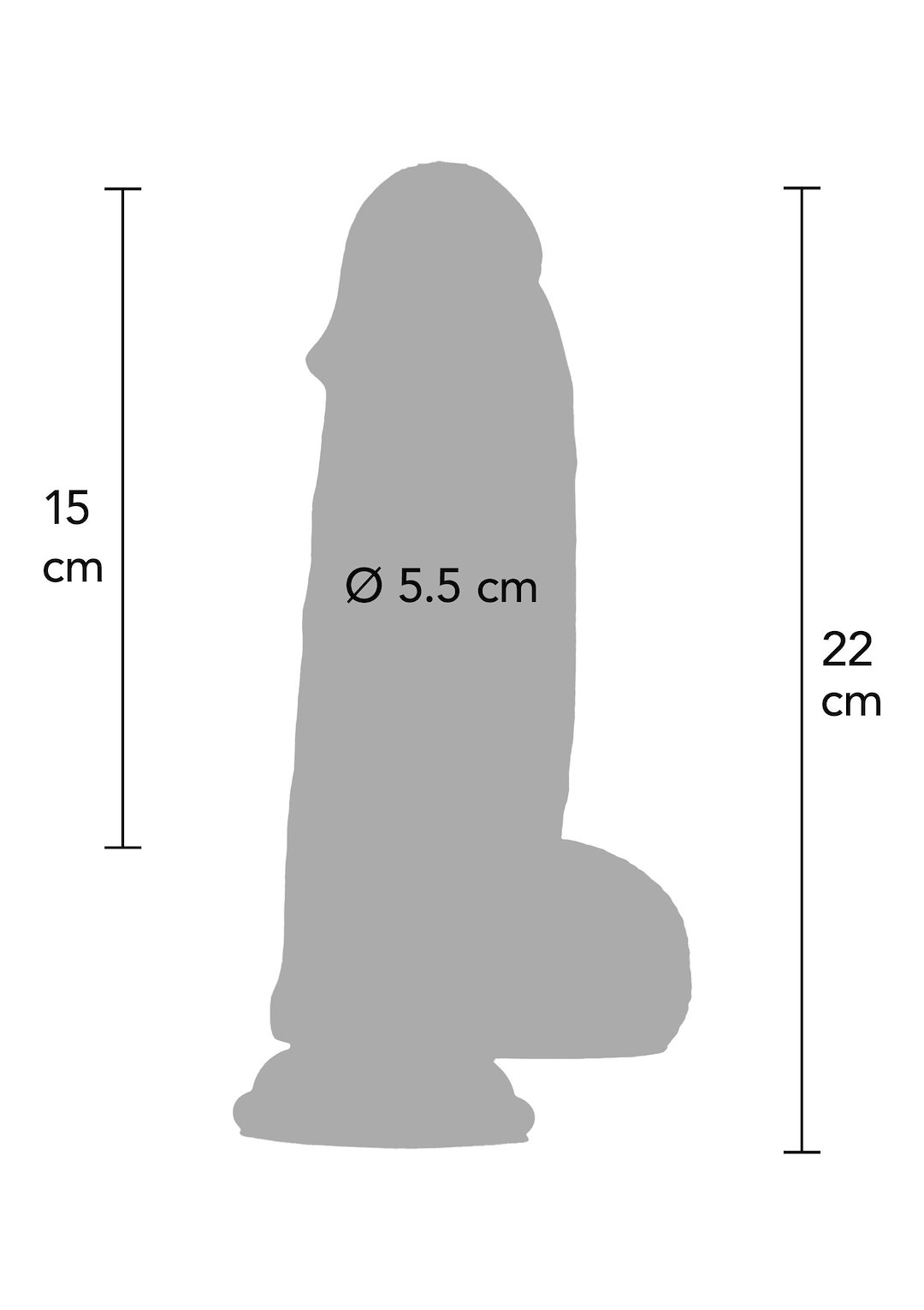 Ultra Realistic Dildo Silicone 20 cm — zdjęcie 7