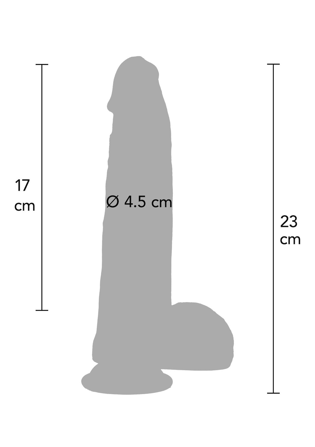 Ultra Realistic Dildo Silicone 21 cm — zdjęcie 7