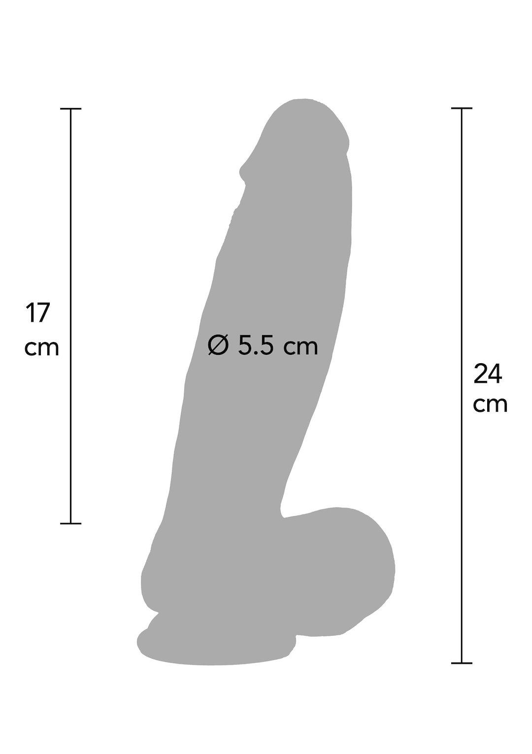 Ultra Realistic Dildo Silicone 22 cm — zdjęcie 7