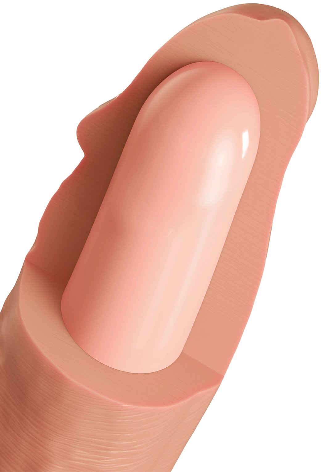 Realistic Dildo Liquid Silicone 19 cm — zdjęcie 9