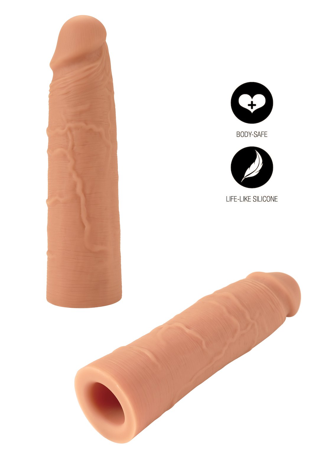 Penis Sleeve Liquid Silicone 18 cm — zdjęcie 8
