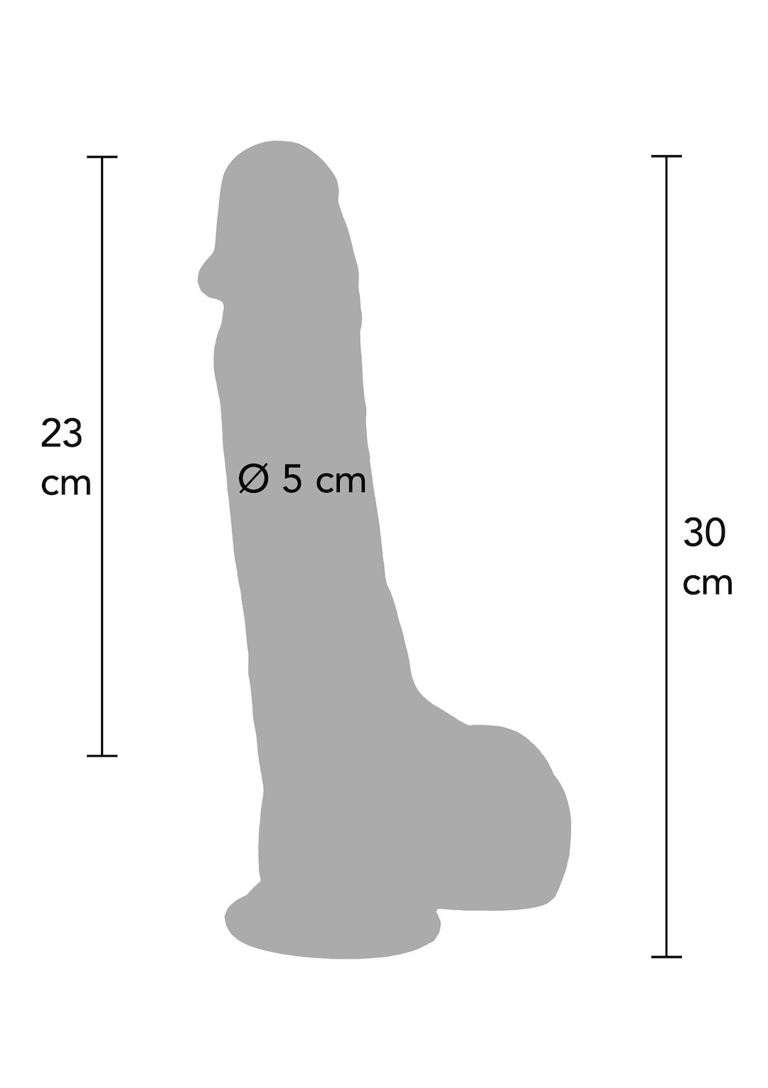 Ultra Realistic Dildo Silicone 28 cm — zdjęcie 8