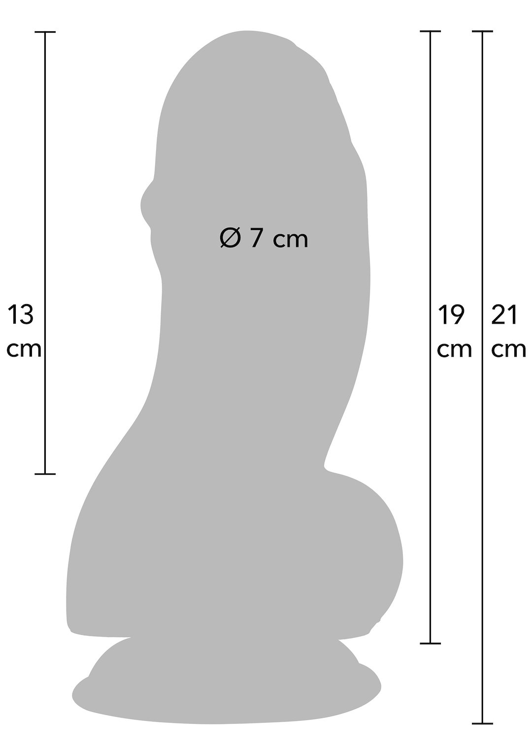 Fat Boys Dildo PVC 19 cm — zdjęcie 9