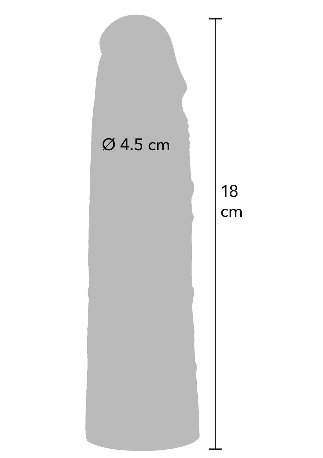 Penis Sleeve Liquid Silicone 18 cm — zdjęcie 9