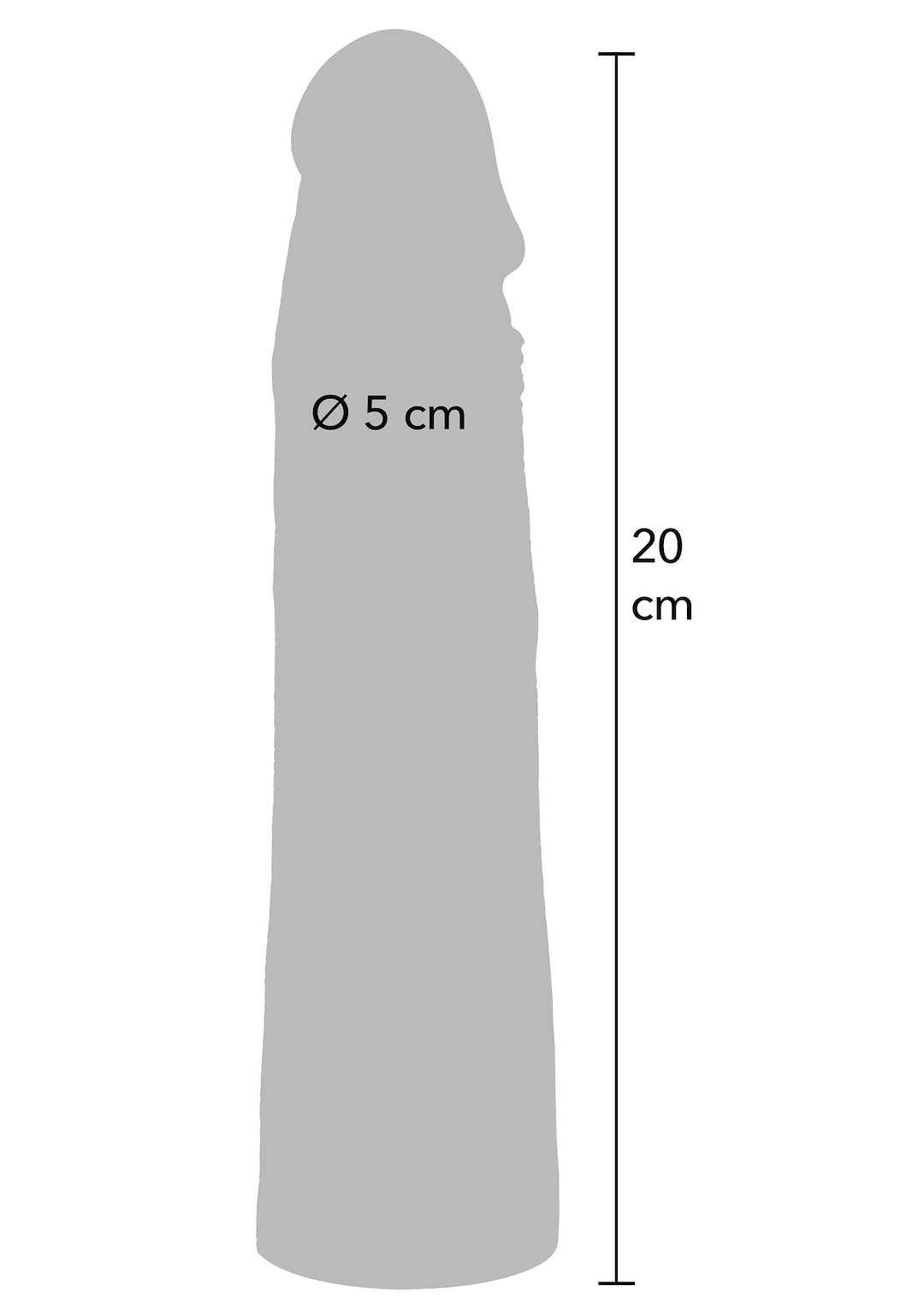 Penis Sleeve Liquid Silicone 20 cm — zdjęcie 9
