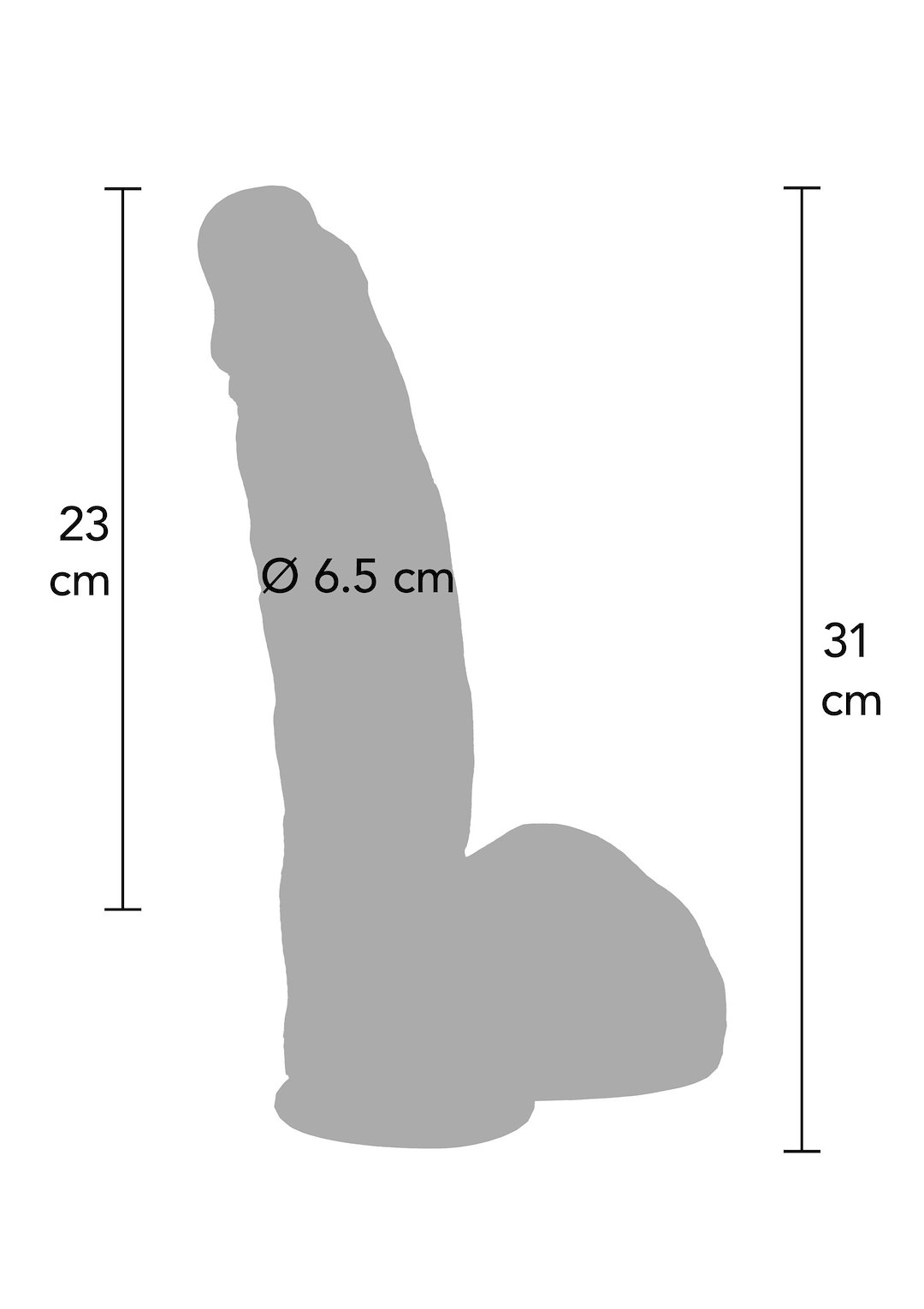Ultra Realistic Dildo Silicone 29 cm — zdjęcie 9